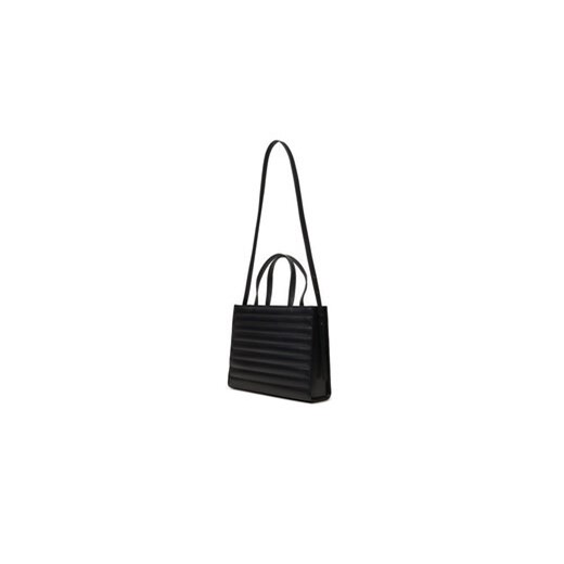 Torebka Calvin Klein Line Quilt Medium Tote K60K612120 Czarny Calvin Klein 00 eobuwie.pl