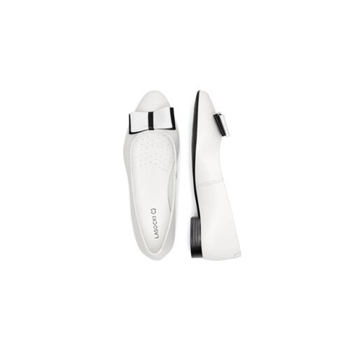 Baleriny Lasocki RST-KOLETTA-41 Biały Lasocki 36 eobuwie.pl