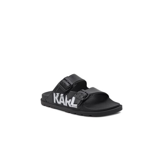 Klapki KARL LAGERFELD KL80978 Czarny Karl Lagerfeld 35 eobuwie.pl
