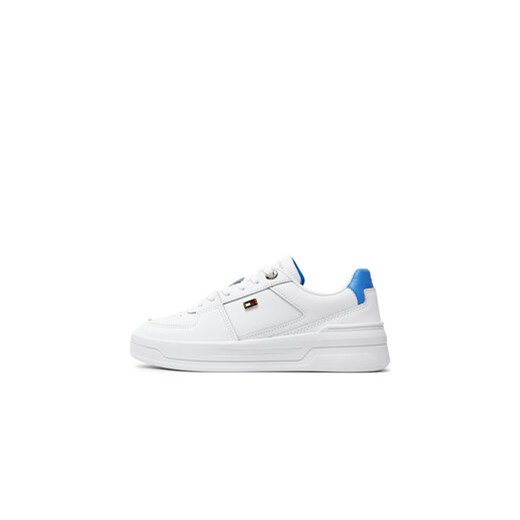 Sneakersy Tommy Hilfiger Flag Basket Sneaker FW0FW08081 Biały Tommy Hilfiger 41 eobuwie.pl