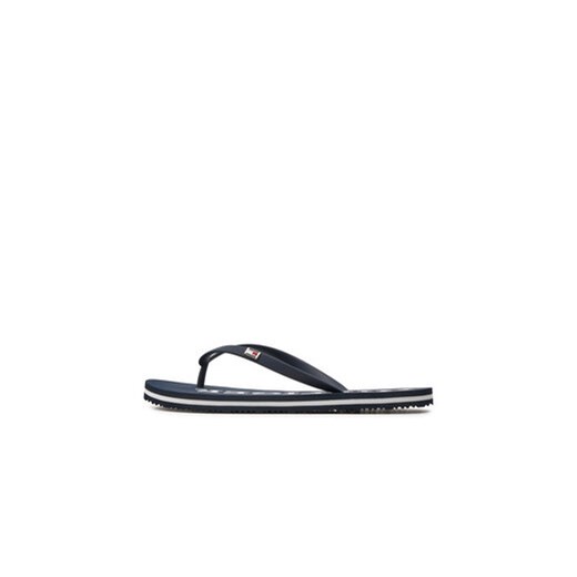 Japonki Tommy Hilfiger Strap Beach Sandal FW0FW07901 Granatowy Tommy Hilfiger 36 eobuwie.pl