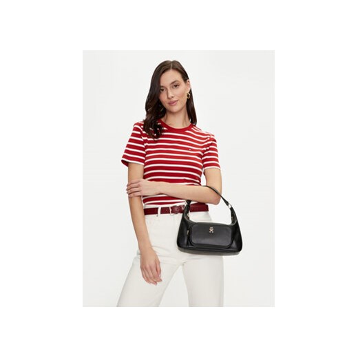 Torebka Tommy Hilfiger Soft Utility Shoulder Bag Pu AW0AW16711 Czarny Tommy Hilfiger 00 eobuwie.pl