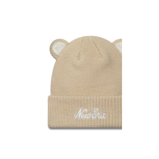 Czapka New Era Teddy Bear Ears Cuff Knit Beanie 60580874 Beżowy New Era OS eobuwie.pl