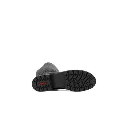 Oficerki Rieker Y9155-00 Czarny Rieker 42 eobuwie.pl