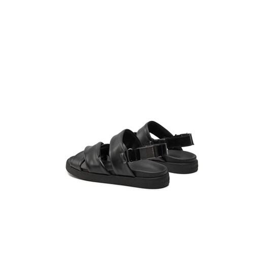 Sandały Calvin Klein Padded Criss Cross Sandal HM0HM01482 Czarny Calvin Klein 43 eobuwie.pl