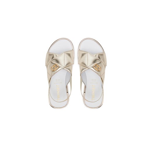 Sandały TWINSET 251GCJ044 M Złoty Twinset 30 eobuwie.pl