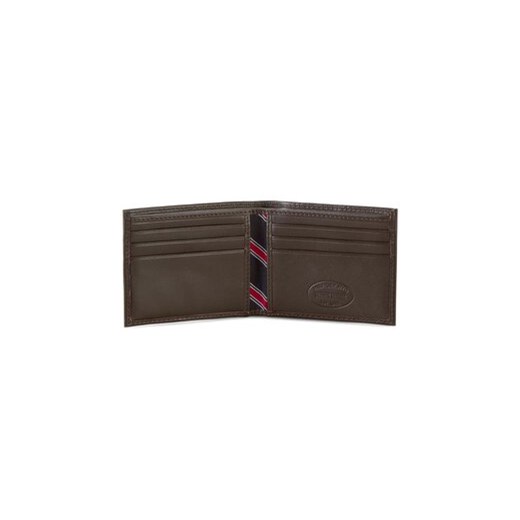 Duży Portfel Męski Tommy Hilfiger Eton Mini Cc Wallet AM0AM00655 Brązowy Tommy Hilfiger 00 eobuwie.pl