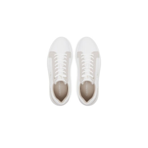 Sneakersy Calvin Klein Jeans Chunky Cupsole Mg Canvas YM0YM01219 Biały 46 eobuwie.pl