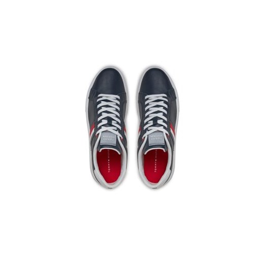 Sneakersy Tommy Hilfiger Essential Leather Cupsole FM0FM04921 Niebieski Tommy Hilfiger 40 eobuwie.pl
