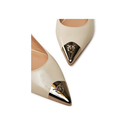 Baleriny PINKO Gianira 05 SD0101P043 Écru Pinko 35 eobuwie.pl