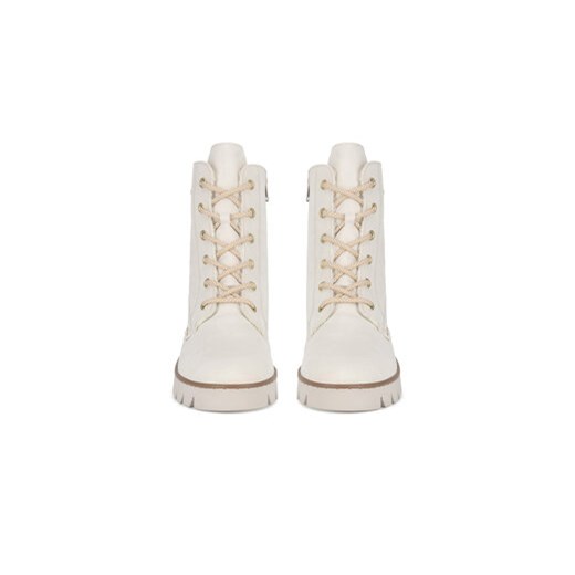 Botki Rieker X5719-60 Écru Rieker 41 eobuwie.pl