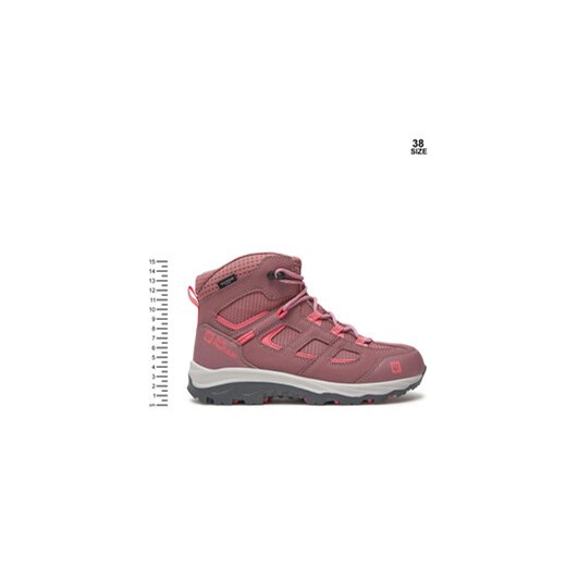 Trekkingi Jack Wolfskin VOJO TEXAPORE MID 4042181-2197 S Różowy Jack Wolfskin 38 eobuwie.pl