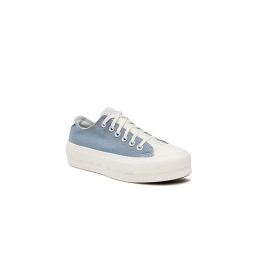 Trampki Converse Chuck Taylor All Star Lift Ox 572710C Błękitny Converse 37 eobuwie.pl