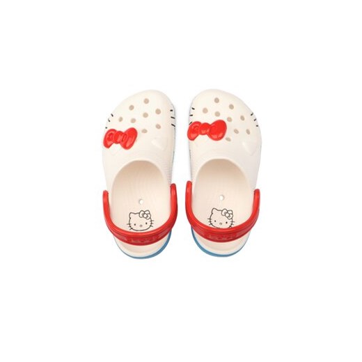 Klapki Crocs Hello Kitty Iam Classic Clog T 209469 Biały Crocs 19_20 eobuwie.pl