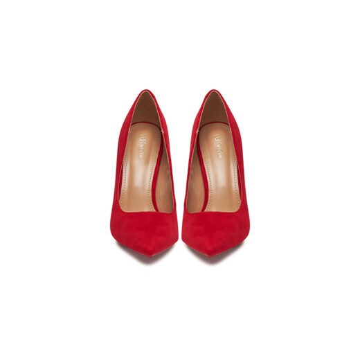 Szpilki DeeZee DZ0023 Czerwony 35 eobuwie.pl