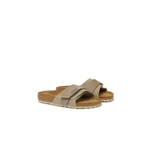 Klapki Birkenstock Oita Braided 1028056 Brązowy 37 eobuwie.pl