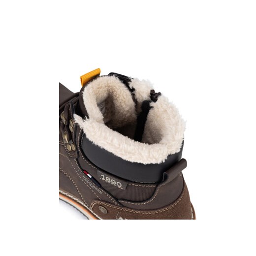 Trzewiki U.S. Polo Assn. YURIY001M/DYH1 Brązowy 43 eobuwie.pl