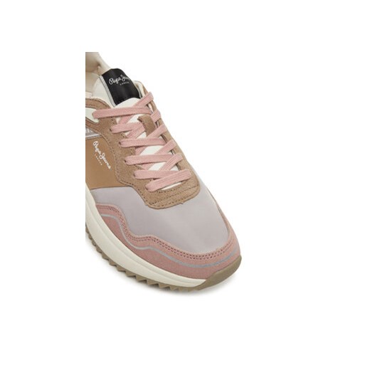 Sneakersy Pepe Jeans Kimi Glam PLS60042 Różowy Pepe Jeans 41 eobuwie.pl