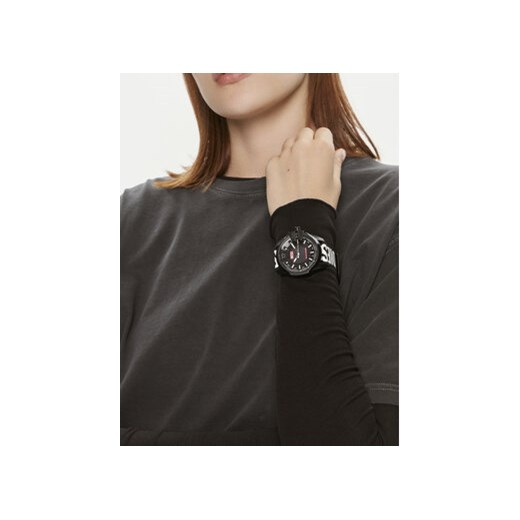 Zegarek Diesel Baby Chief DZ4653 Czarny Diesel OS eobuwie.pl