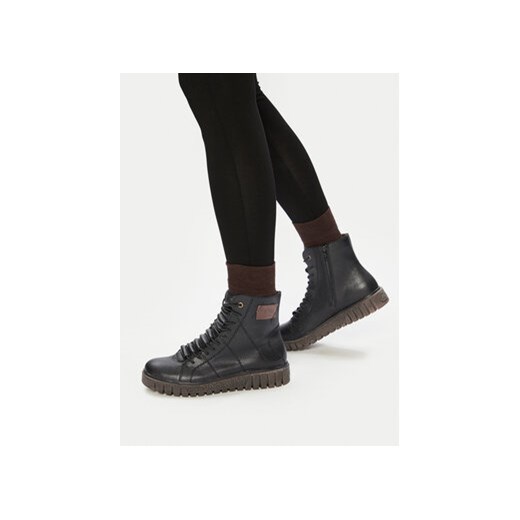 Botki Rieker Y3421-00 Czarny Rieker 38 eobuwie.pl