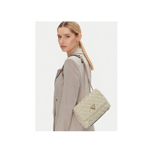 Torebka Guess HWAT87 48200 Écru Guess 00 eobuwie.pl