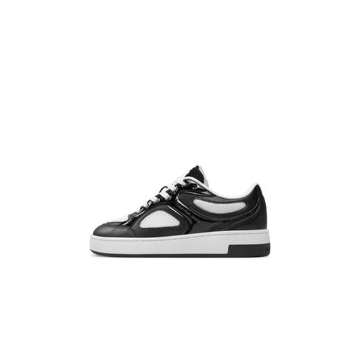 Sneakersy Calvin Klein Jeans Basket Cupsole Low Mix In Met YW0YW01387 Czarny 41 eobuwie.pl