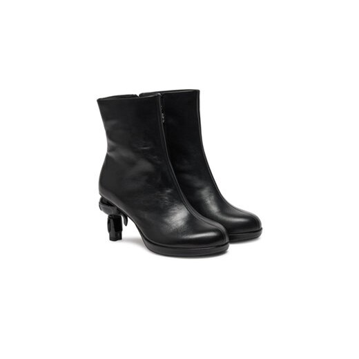 Botki KARL LAGERFELD KL39064 Czarny Karl Lagerfeld 39 eobuwie.pl