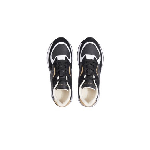 Sneakersy Tommy Hilfiger Lux Monogram Runner FW0FW07816 Czarny Tommy Hilfiger 36 eobuwie.pl