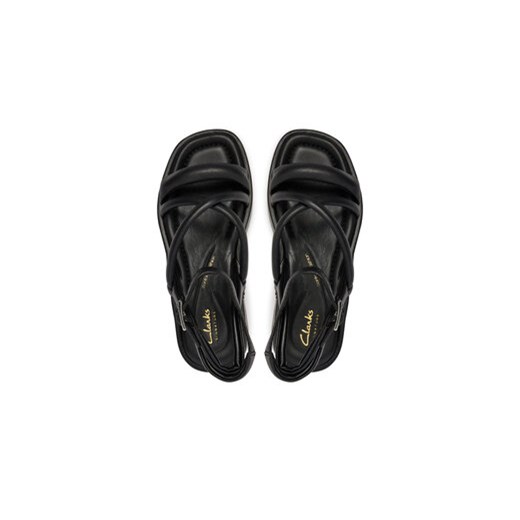 Sandały Clarks Alda Cross 26176254 Czarny Clarks 40 eobuwie.pl