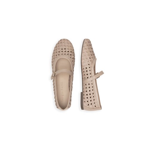 Baleriny Sergio Bardi WI45-F1104-01SB Beżowy Sergio Bardi 36 eobuwie.pl