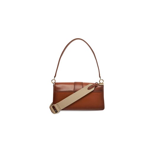 Torebka Tommy Hilfiger Heritage Leather Conv Cross BAW0AW17400 Brązowy Tommy Hilfiger 00 eobuwie.pl