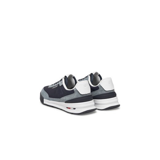 Sneakersy Tommy Hilfiger Retro Runner Seasonal FM0FM05425 Granatowy Tommy Hilfiger 45 eobuwie.pl
