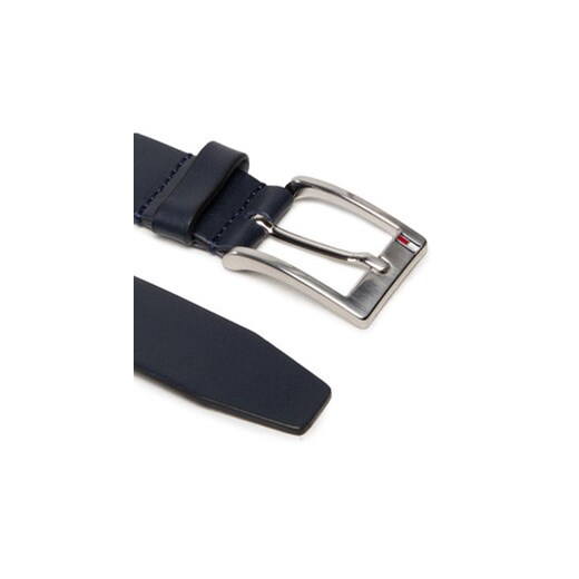 Pasek Męski Tommy Hilfiger New Aly Belt AM0AM08363 Granatowy Tommy Hilfiger 80 eobuwie.pl