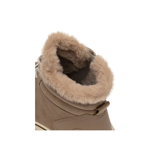 Botki Rieker 78801-20 Beżowy Rieker 38 eobuwie.pl