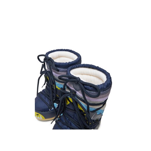 Śniegowce Moon Boot MB Icon Dragon 80D3400280 Granatowy Moon Boot 23_26 eobuwie.pl