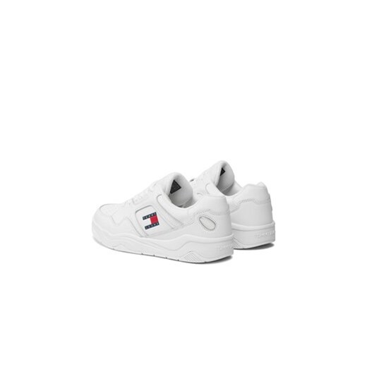 Sneakersy Tommy Jeans Tjm Leather Outsole Color EM0EM01350 Biały Tommy Jeans 45 eobuwie.pl