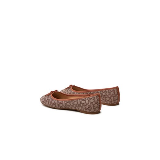 Baleriny Coach Abigail CT240 Brązowy Coach 38 eobuwie.pl