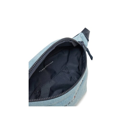 Saszetka nerka Tommy Hilfiger Th Essential Denim Bumbag AU0AU01976 Niebieski Tommy Hilfiger 00 eobuwie.pl