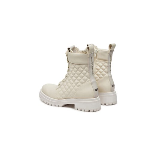Botki Marella 2423796057200 Écru Marella 40 eobuwie.pl
