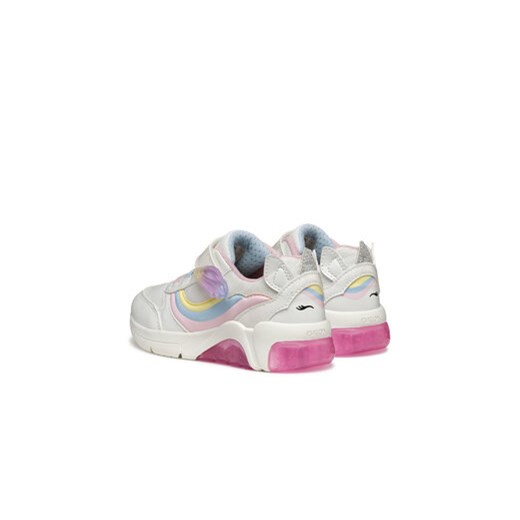 Sneakersy Geox J Fadinlight J55M4A 0KNGN C0653 S Biały Geox 28 eobuwie.pl