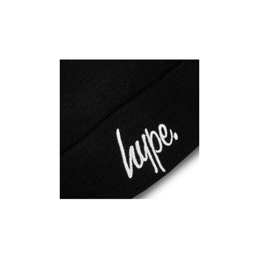 Czapka HYPE Bobble Script YVLR-709 Czarny Hype 00 eobuwie.pl