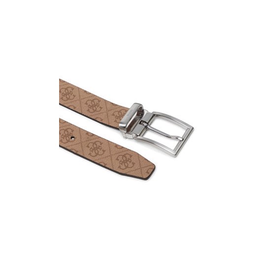 Pasek Męski Guess Vezzola Adj & Rev Belt BM7541 LEA35 Brązowy Guess XL eobuwie.pl