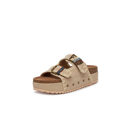Klapki DeeZee LB-P1684 Beżowy 37 eobuwie.pl