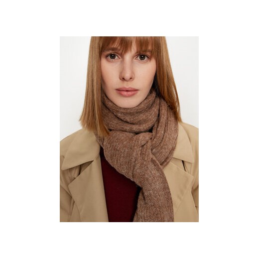 Szalik Vero Moda 10313639 Brązowy Vero Moda OS eobuwie.pl