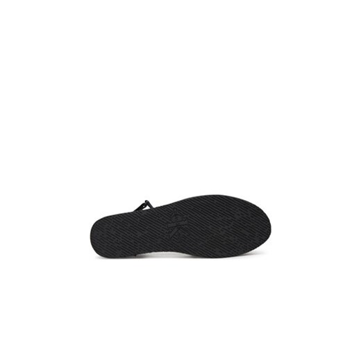 Espadryle Calvin Klein Jeans Flatform Espadrille Sling Mg YW0YW01735 Czarny 40 eobuwie.pl