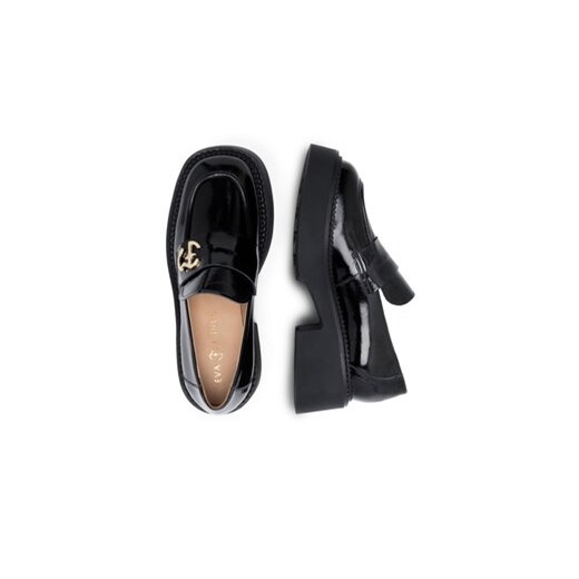 Loafersy Eva Minge LAGOA-24750 Czarny 41 eobuwie.pl