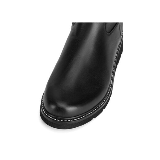 Oficerki Remonte D3975-01 Czarny Remonte 36 eobuwie.pl