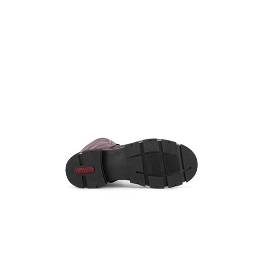 Botki Rieker Y7107-35 Bordowy Rieker 40 eobuwie.pl