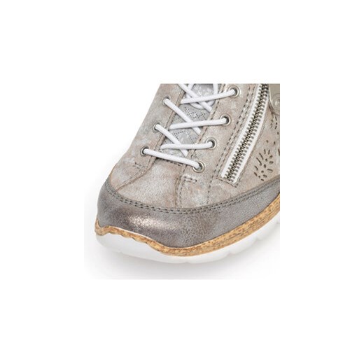 Półbuty Rieker N42K6-40 Szary Rieker 41 eobuwie.pl
