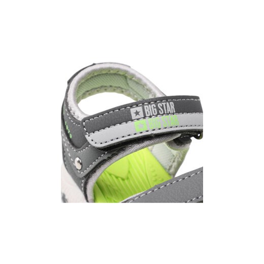 Sandały Big Star Shoes JJ374217 Szary 22 eobuwie.pl